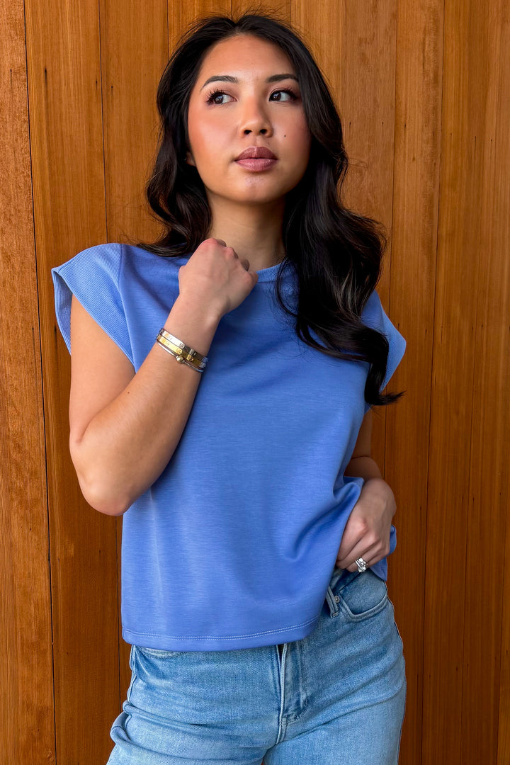Easy Love Top- Blue