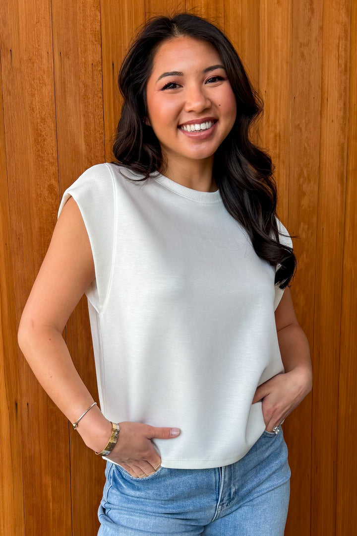 Easy Love Top- Off White