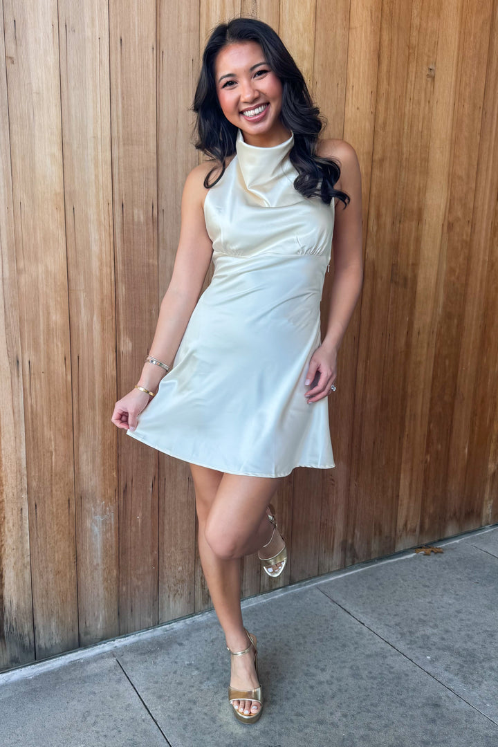 Make a Statement Halter neck Dress