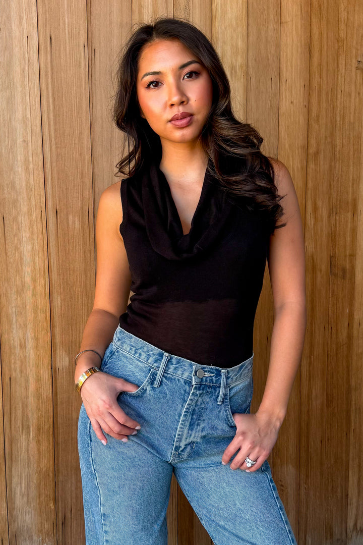 Speak your Truth Cowl Neck Knit Top