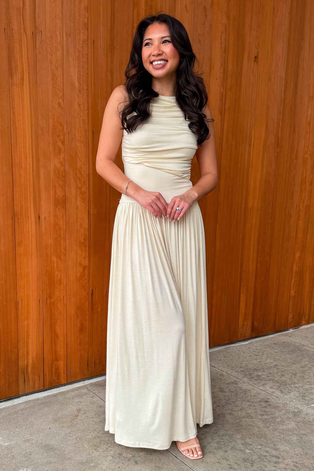 You know Me Maxi Dress - Cream