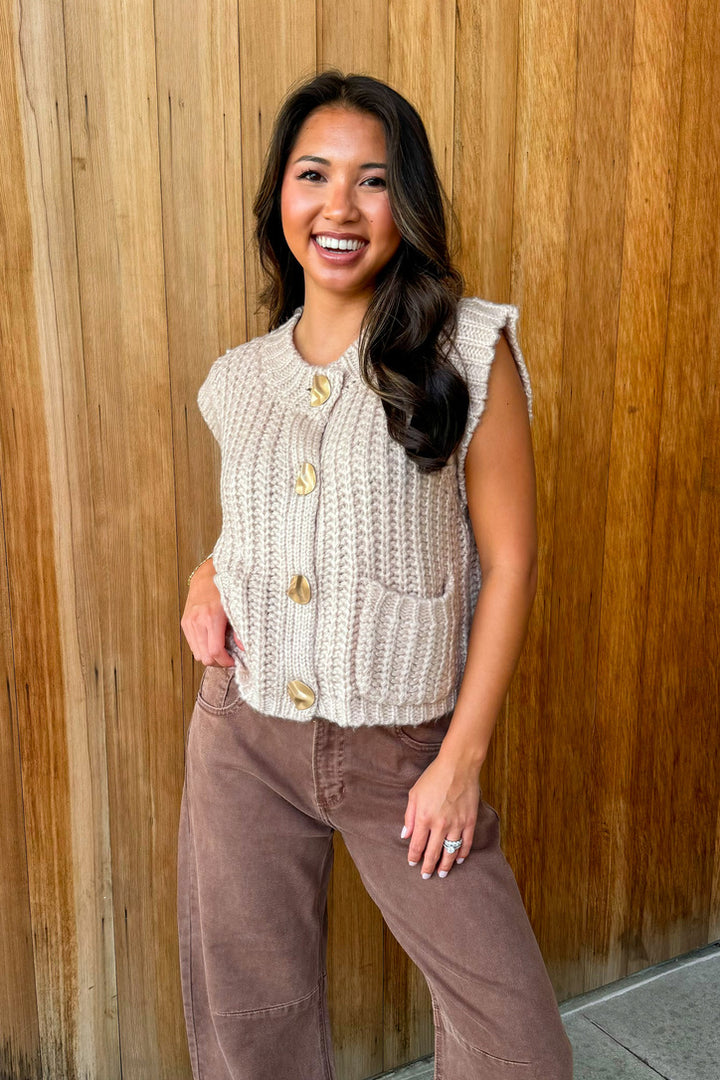 Felt Good About You Sleeveless Sweater