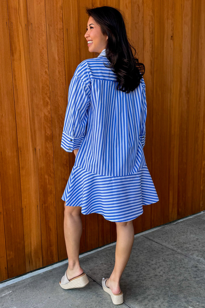 Charmed Feeling Dress- Blue