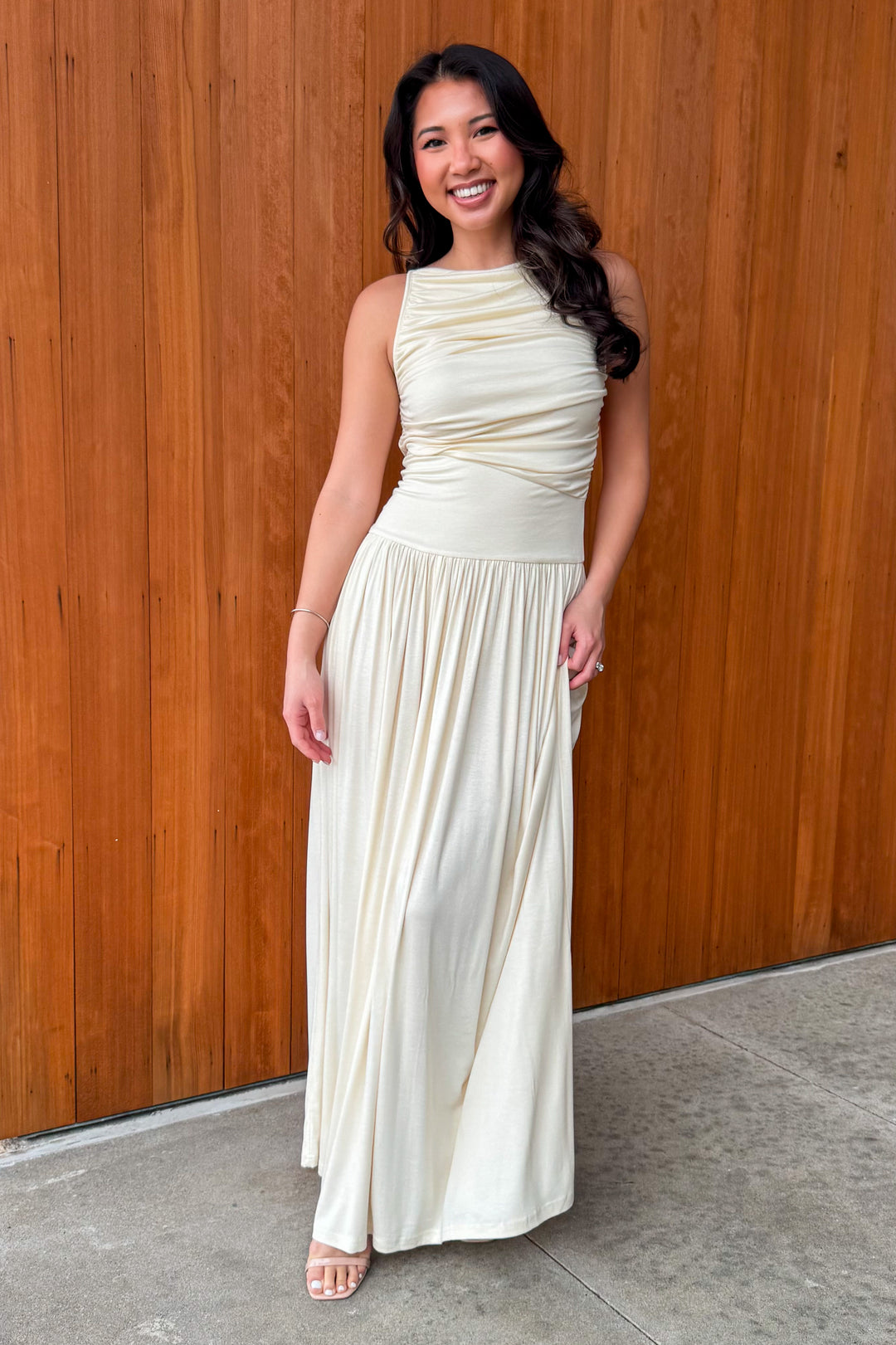 You know Me Maxi Dress - Cream Anjouil's You know Me Maxi Dress - Cream Anjouil's