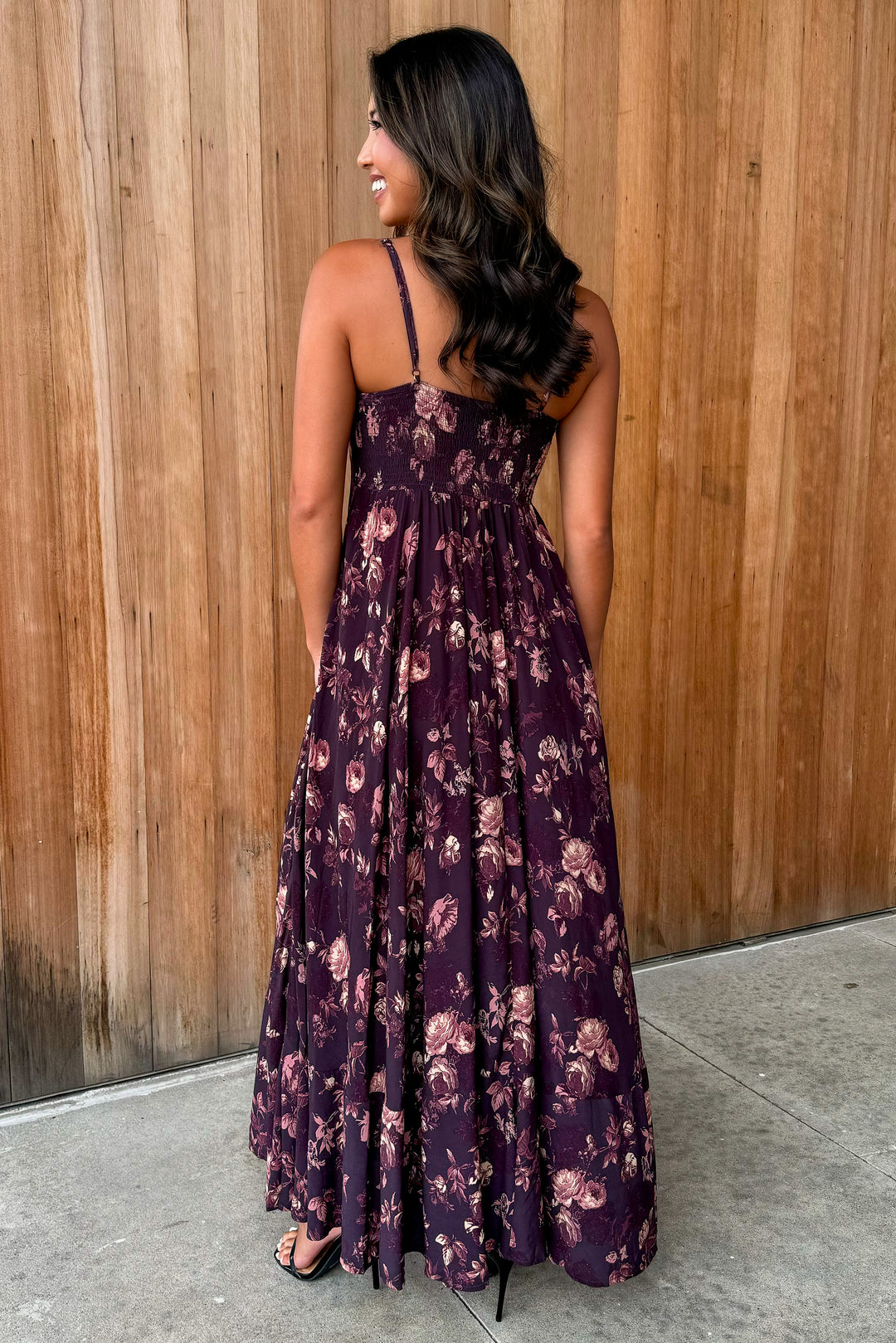 Sweet Melody Brown Maxi Dress