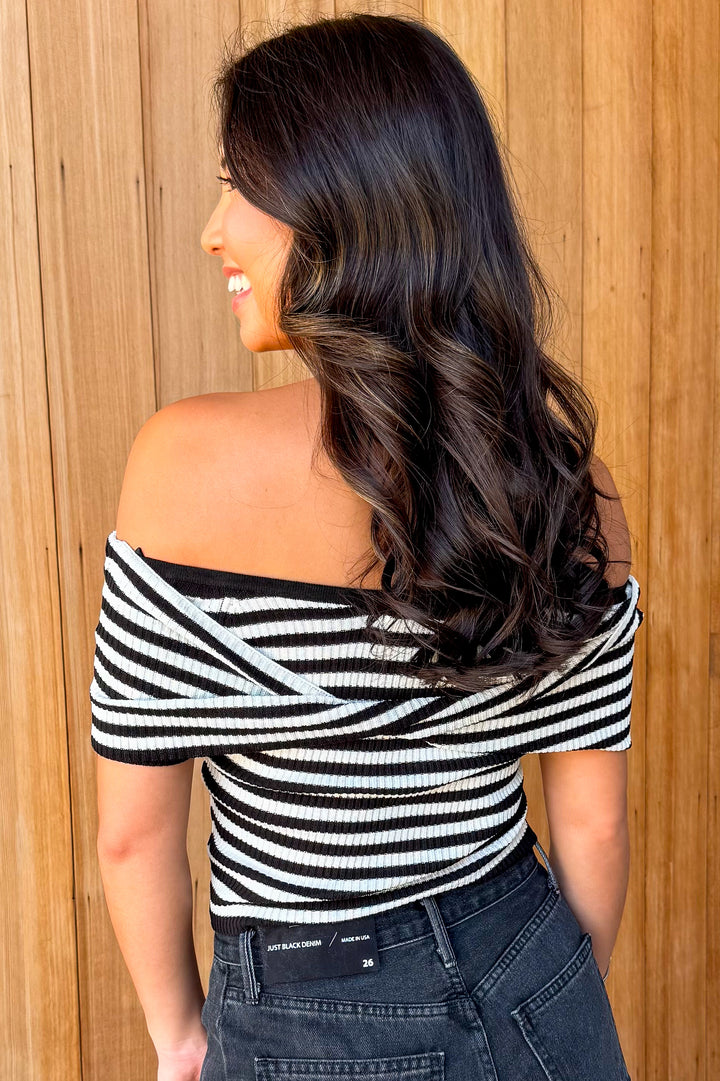 Set The Tone Striped Top