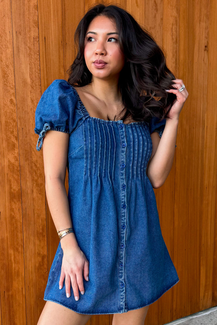Practically Perfect Denim Mini Dress