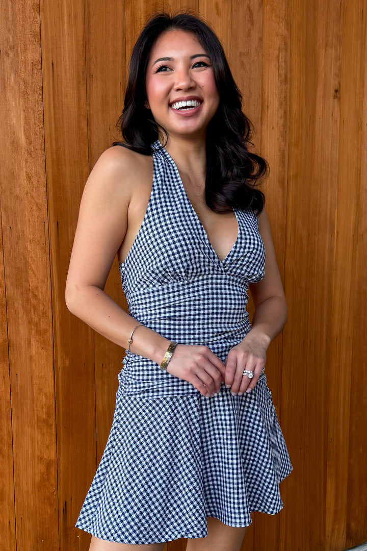 Crazy About You Halter Neck Dress
