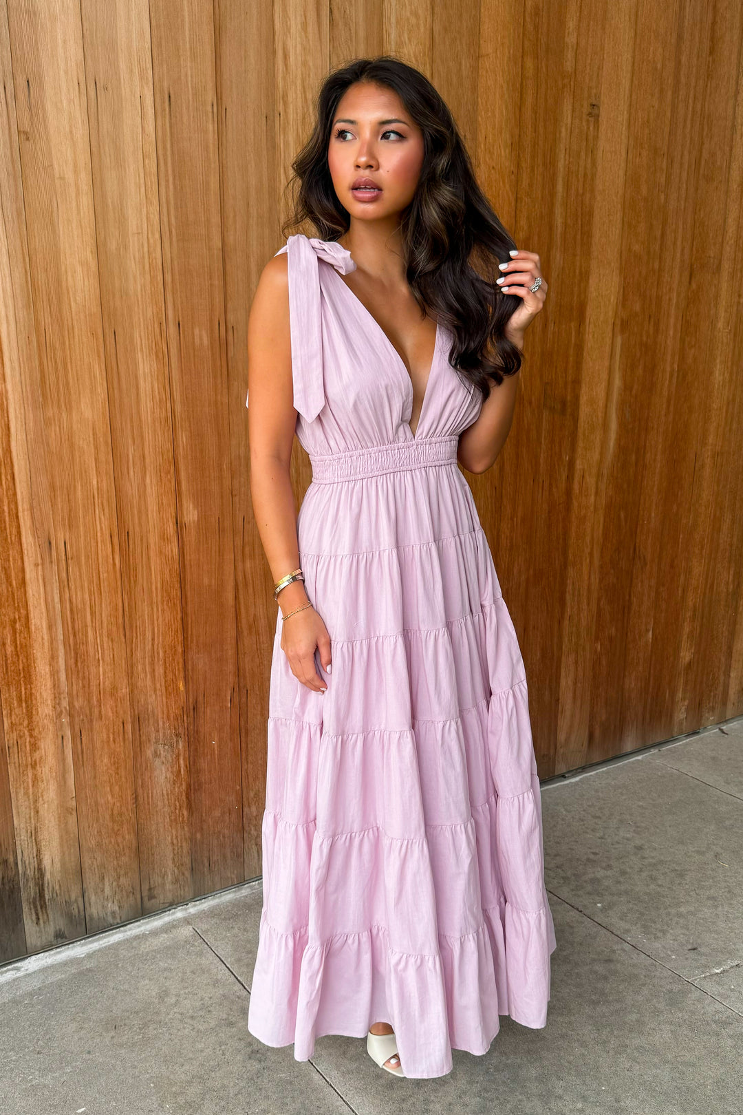 Chasing Love Mauve sleeveless Maxi Dress