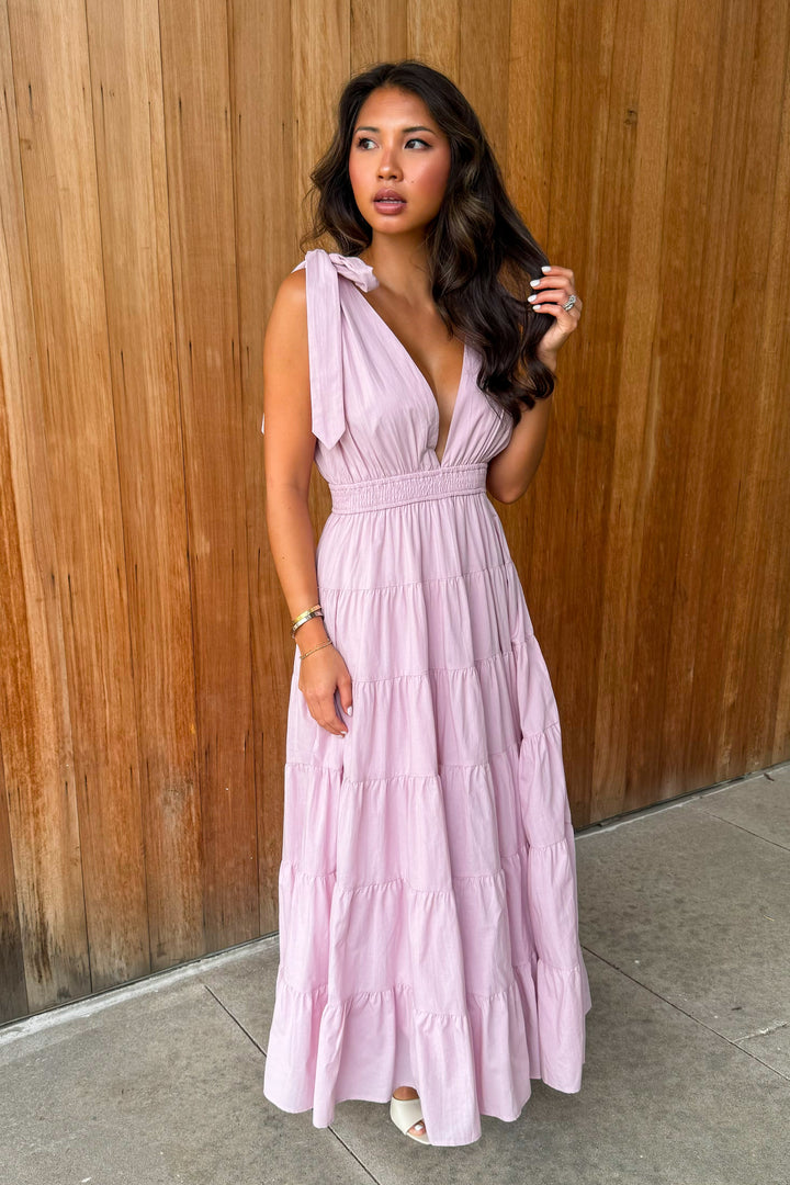 Chasing Love Mauve sleeveless Maxi Dress