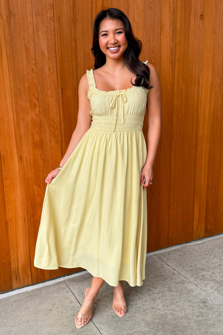 Happy Place Dress- Butter