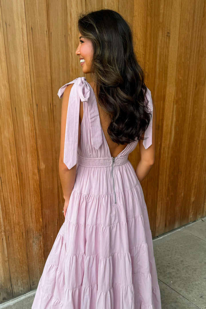 Chasing Love Mauve sleeveless Maxi Dress
