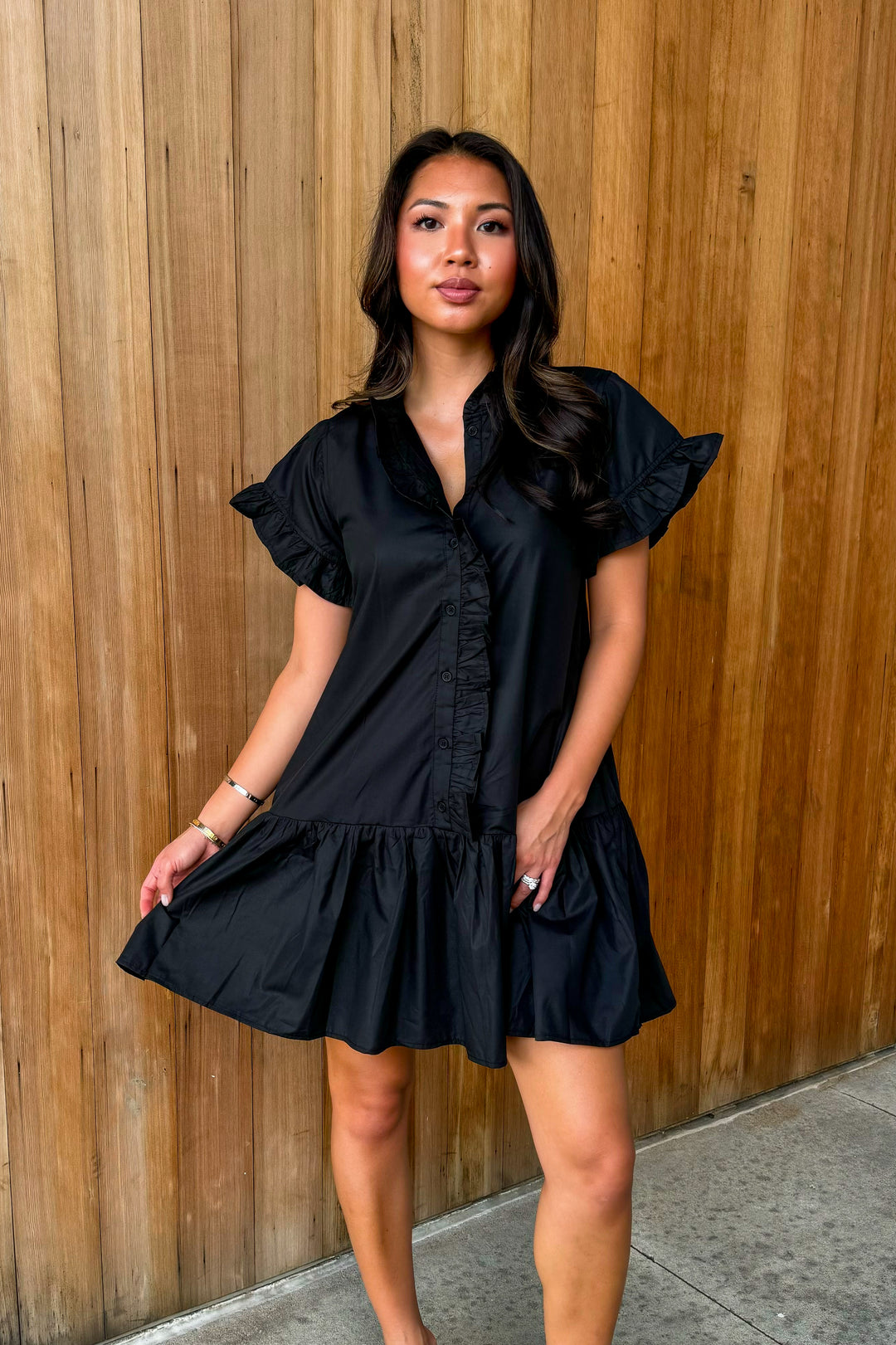 Moments in Between Dress - Black