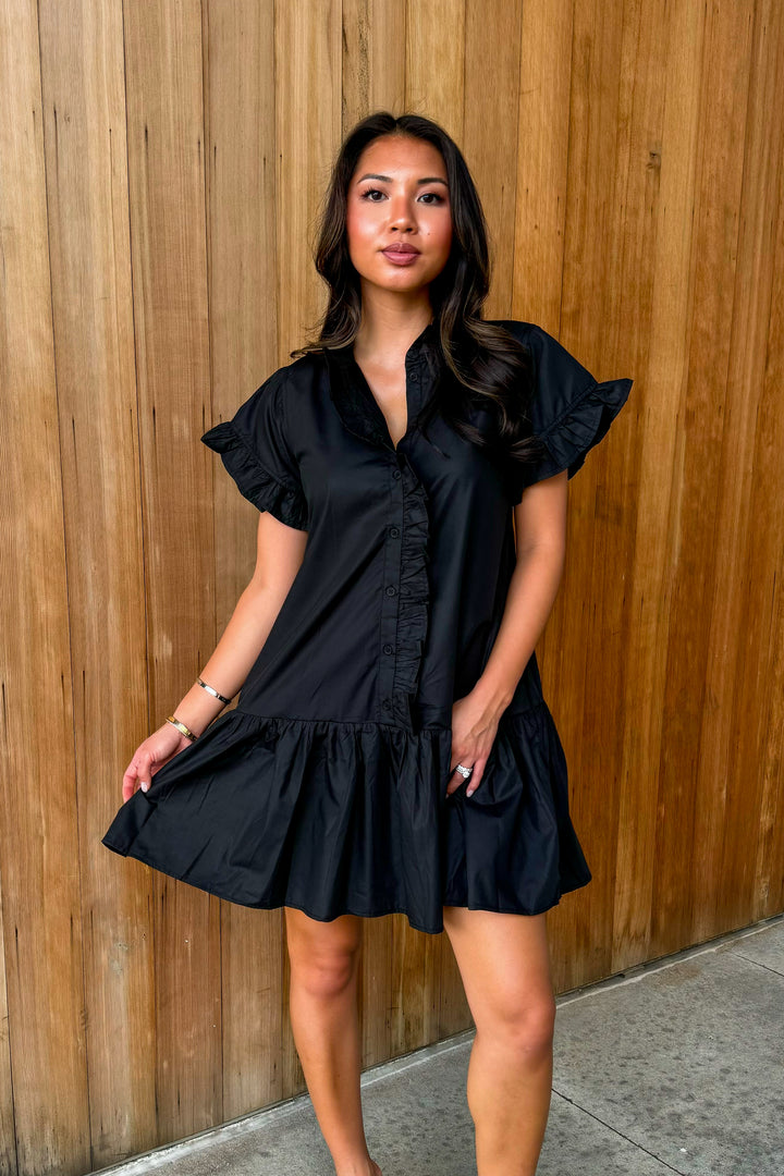 Moments in Between Dress - Black