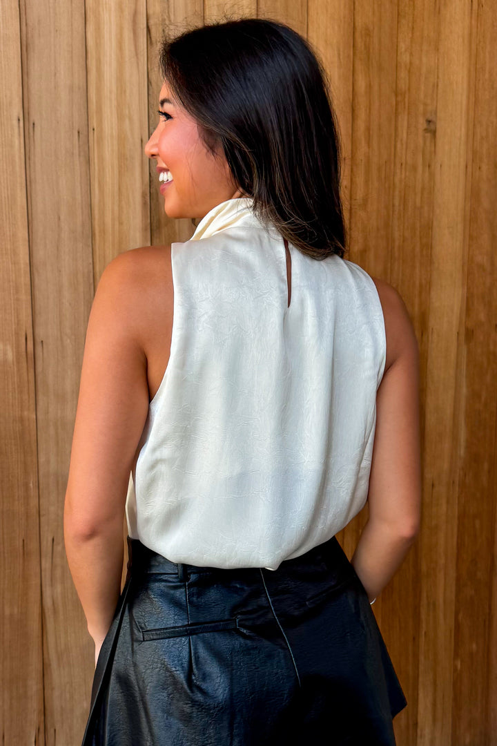 All The Reasons Sleeveless Top- Champage