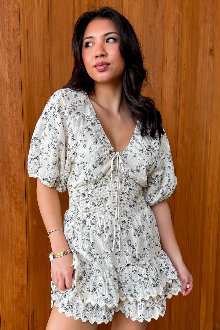 Pieces of You Floral Romper