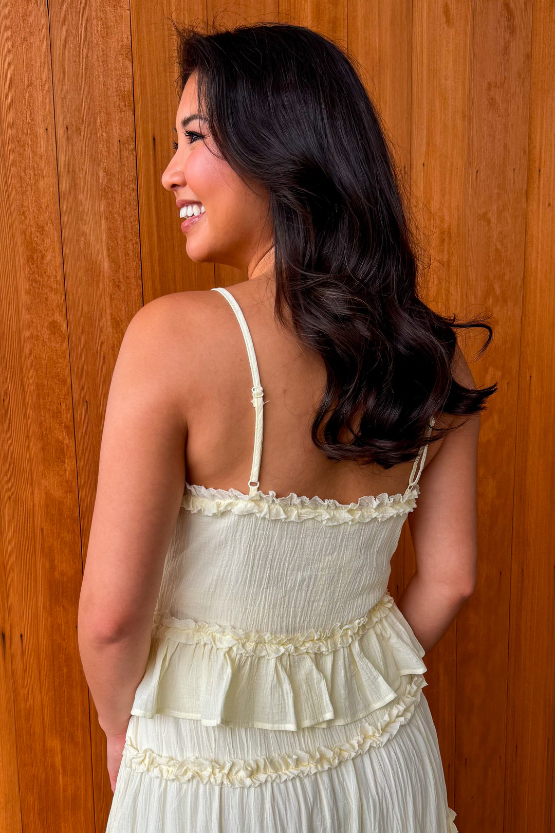 Feeling Sparks Ruffle Cami Top