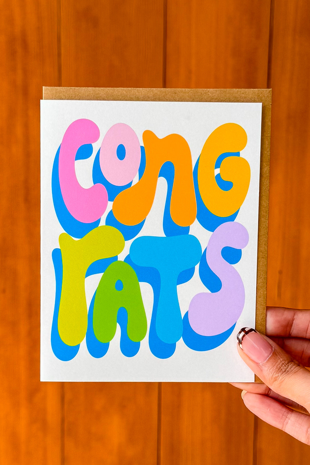 Congrats Bubble Card
