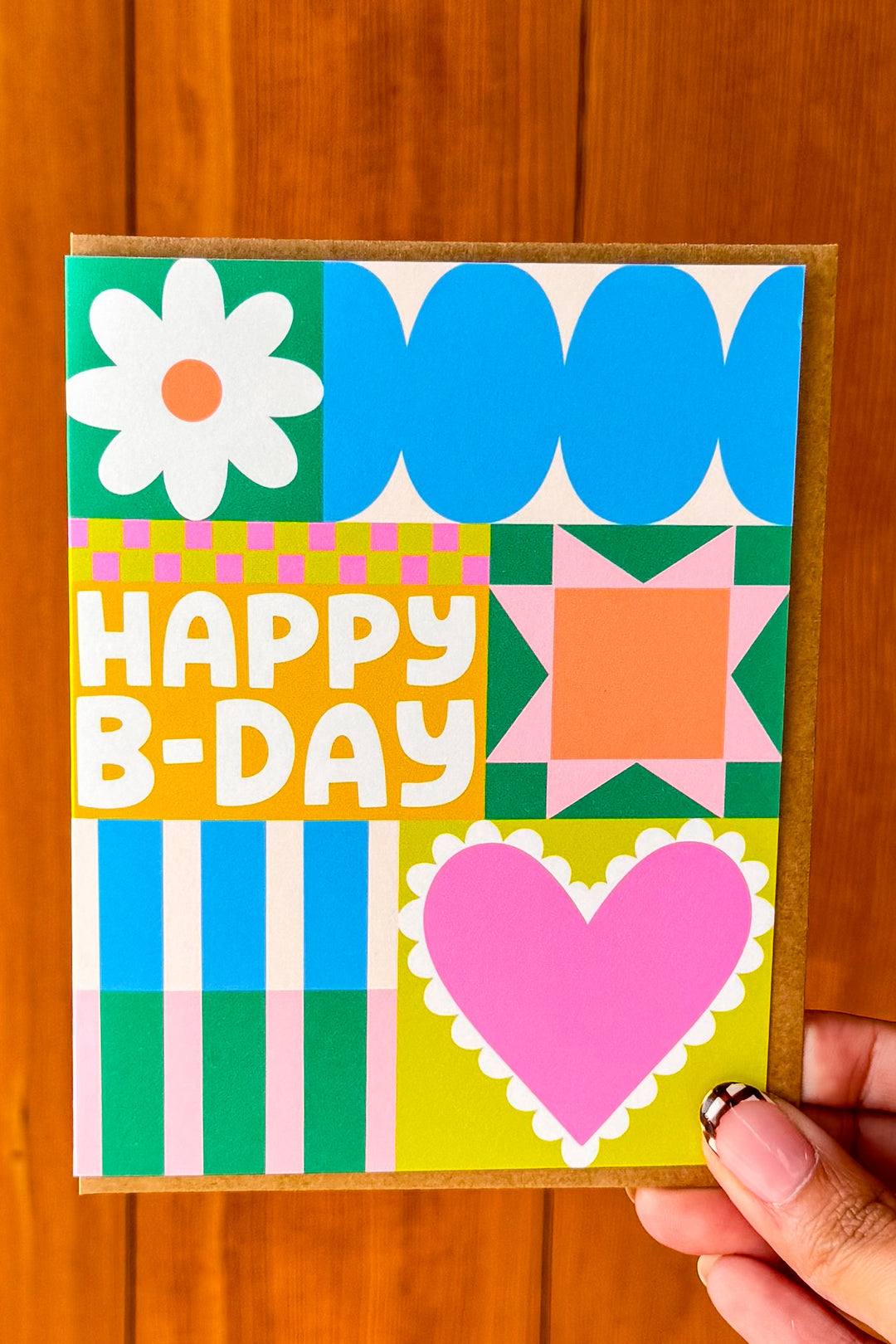 Quilted Birthday Card