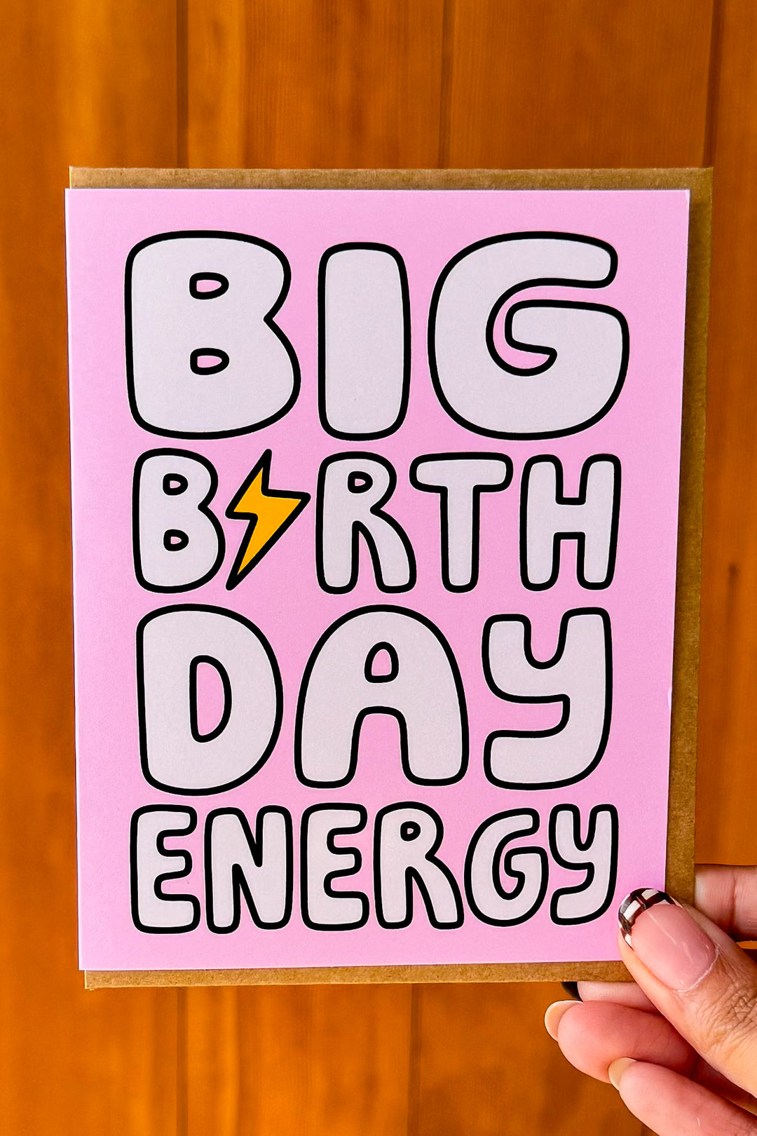 Big Birthday Energy Card