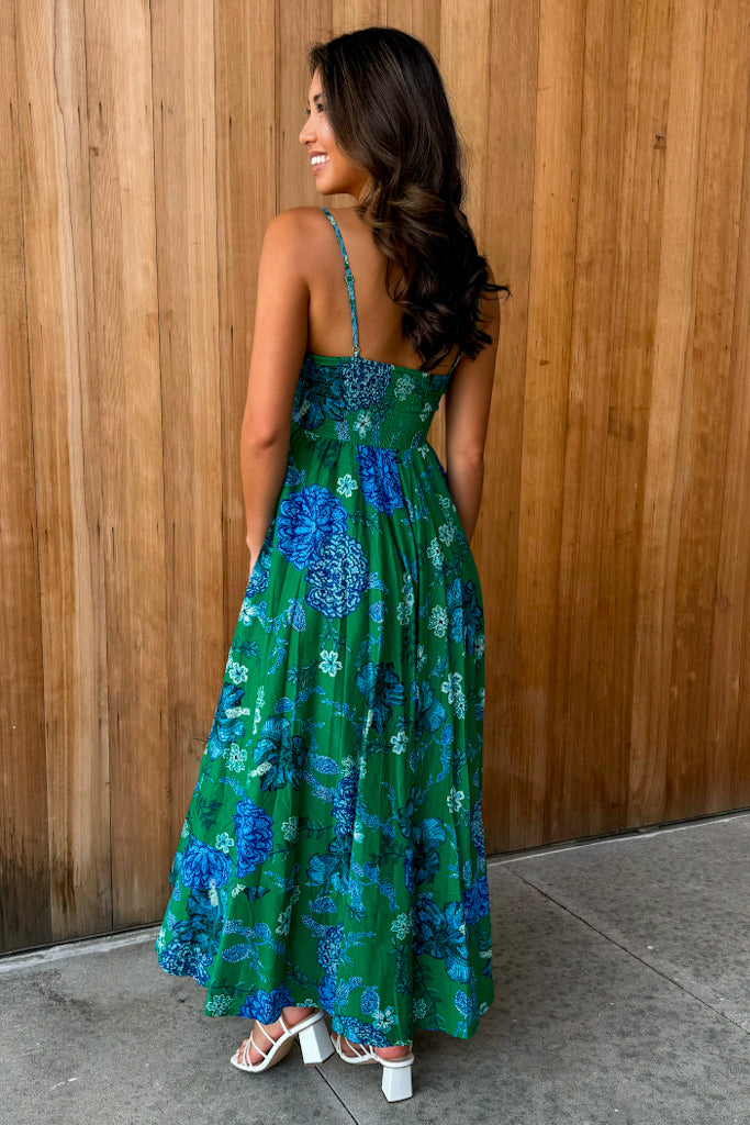 Sweet Melody Green Maxi Dress