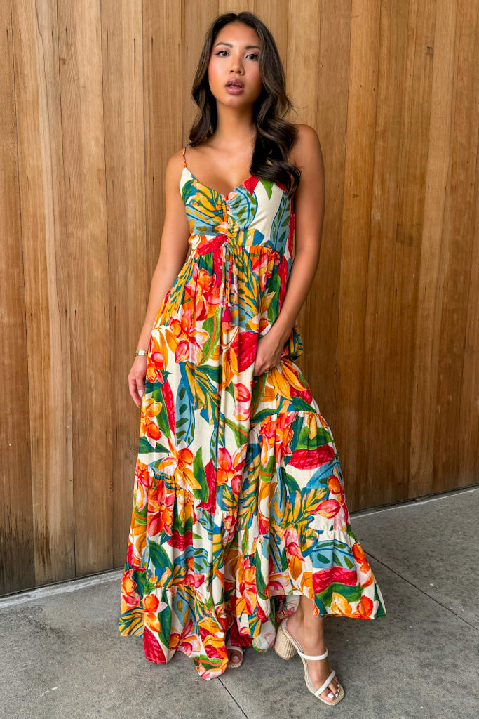 Summer Romance Botanical Garden Maxi Dress