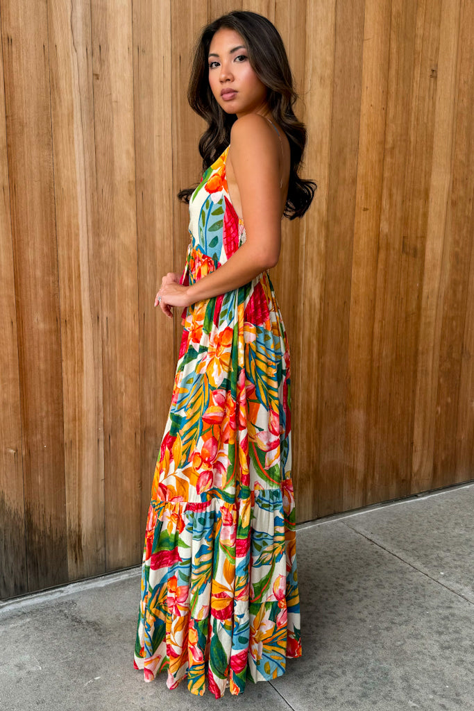 Summer Romance Botanical Garden Maxi Dress