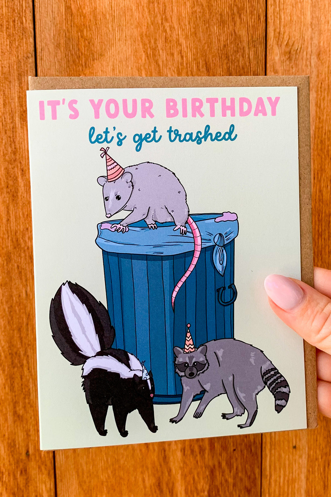 Trashed Birthday Card