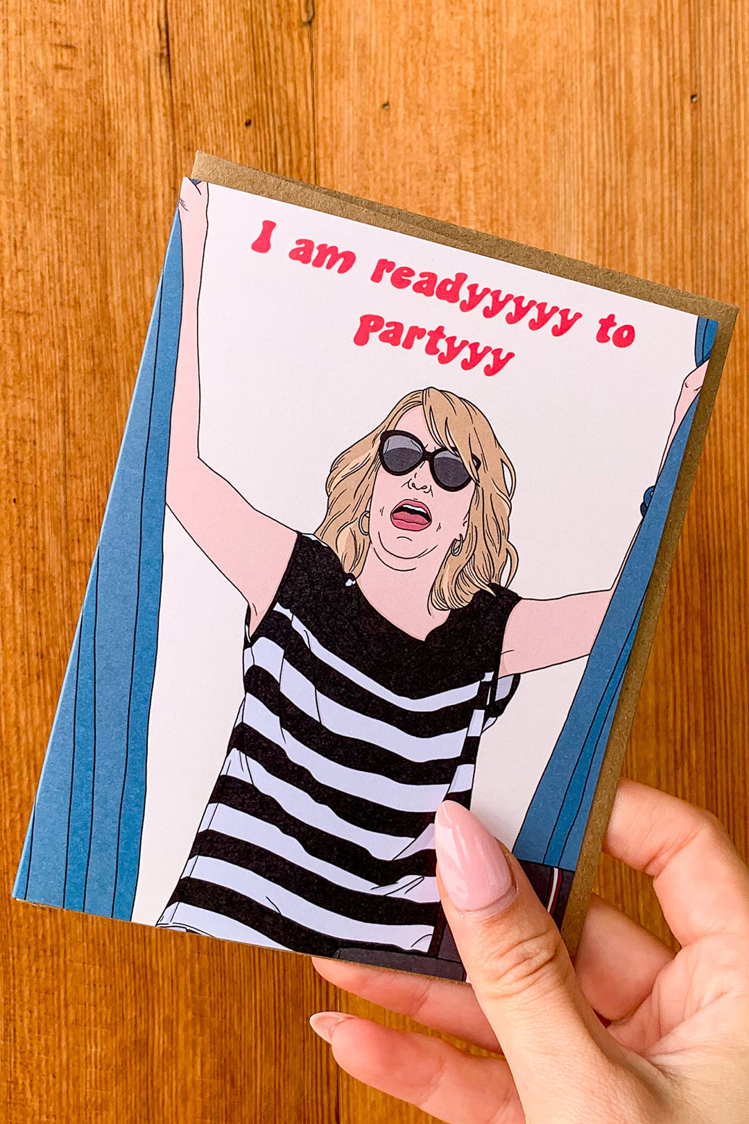 Bridesmaids Ready To Party Birthday Card