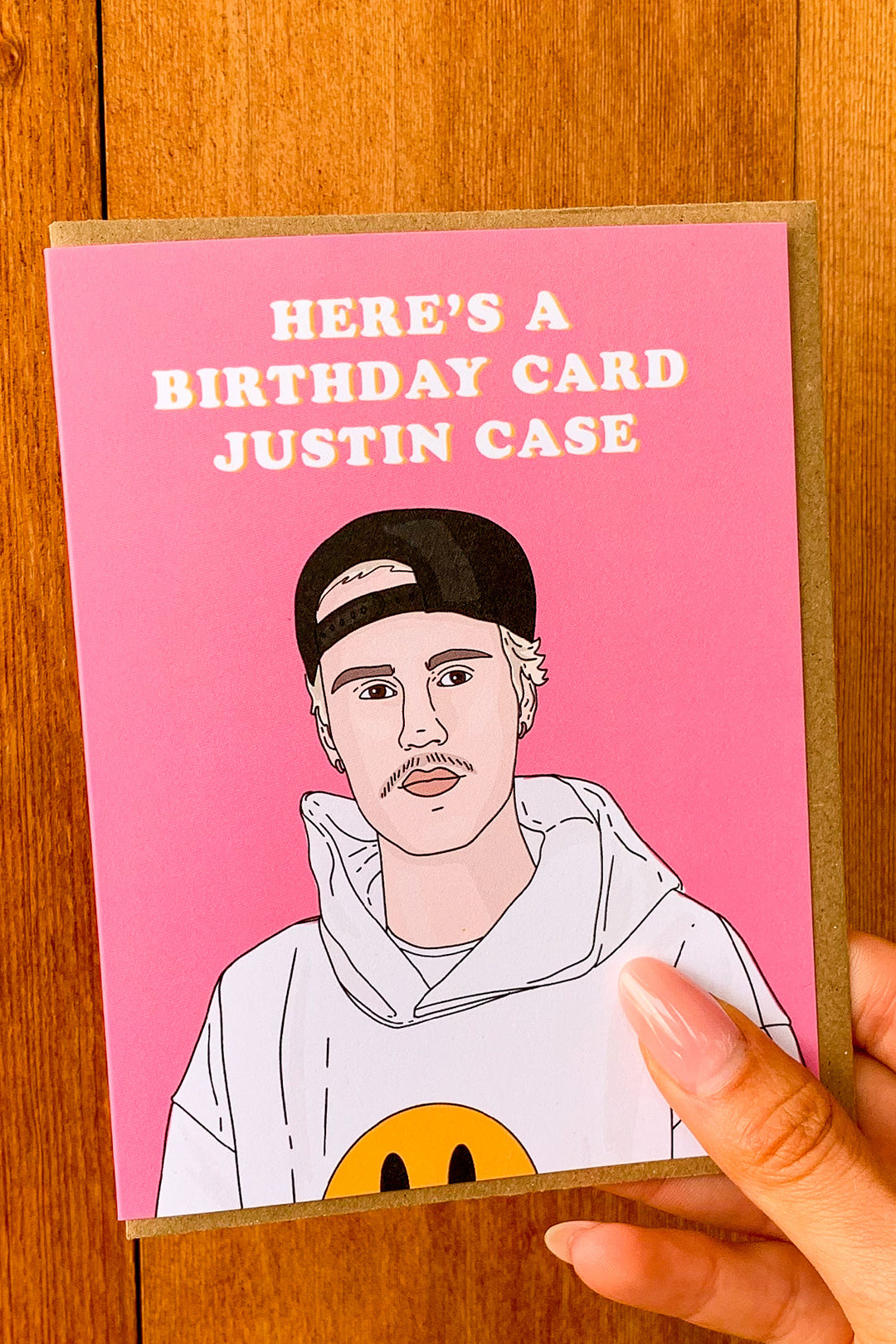 Justin Case Birthday Card
